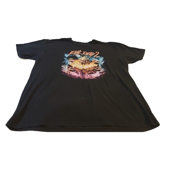 Evil Dead 2‎ Shirt Mens Size 2X Licensed Pop Culture Movie Retro Tee Black - Picture 3 of 11